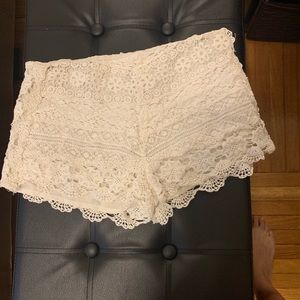 Urban outfitters lace shorts